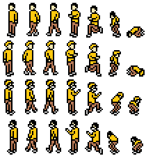 Pixel art has no real purpose for survival, but it may be fun to show your friends what all you can make using … Pixel Worker Sprite "Fukushima" | OpenGameArt.org