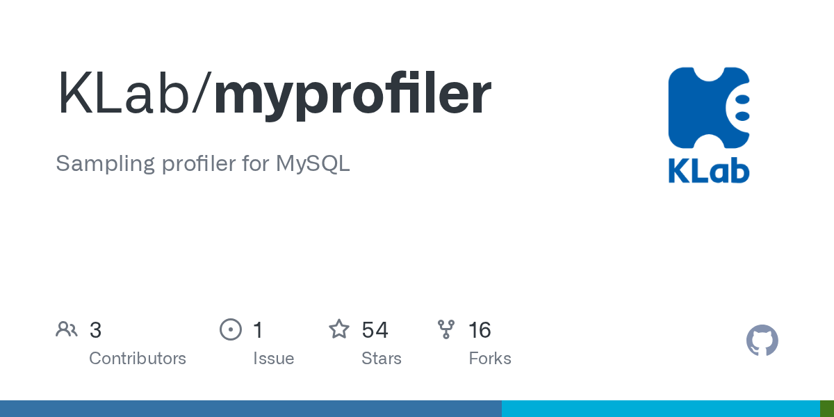 Español · français · italiano · 日本語 . Github Klab Myprofiler Sampling Profiler For Mysql