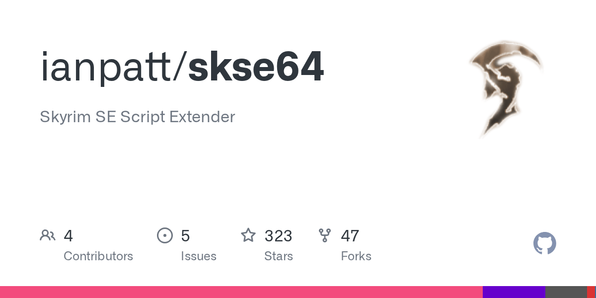 Not true, skse has long been available for skyrim se. Skse For Skyrim Special Edition 1 5 53