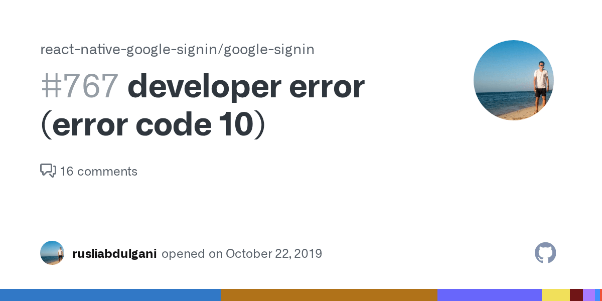 Firebase v5.0.0 removes support for ios 7 and building with xcode 7. Developer Error Error Code 10 Issue 767 React Native Google Signin Google Signin Github