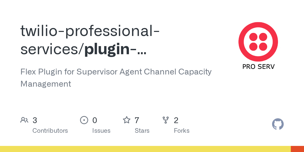 Supervisor berasal dari kata supervise yang artinya mengawasi dan mengarahkan. Github Twilio Professional Services Plugin Supervisor Capacity Flex Plugin For Supervisor Agent Channel Capacity Management