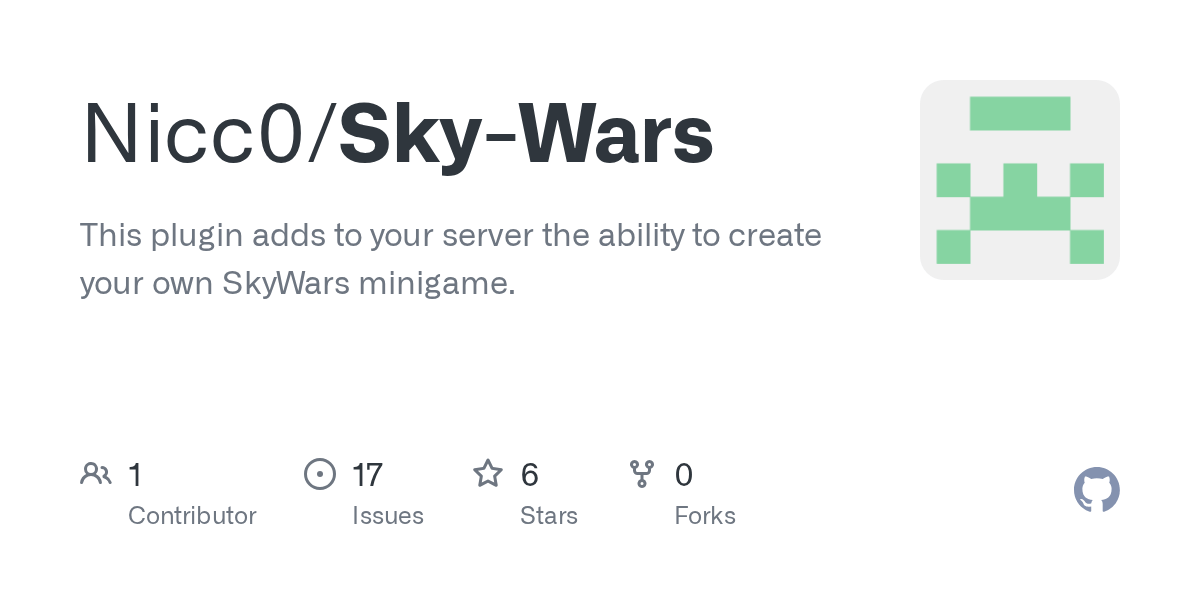 Get the new code and redeem some free skin, sword, and potion. Github Nicc0 Sky Wars This Plugin Adds To Your Server The Ability To Create Your Own Skywars Minigame