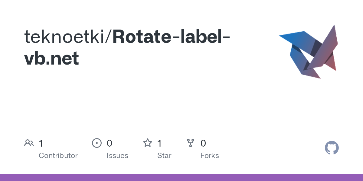 GitHub - teknoetki/Rotate-label-vb.net