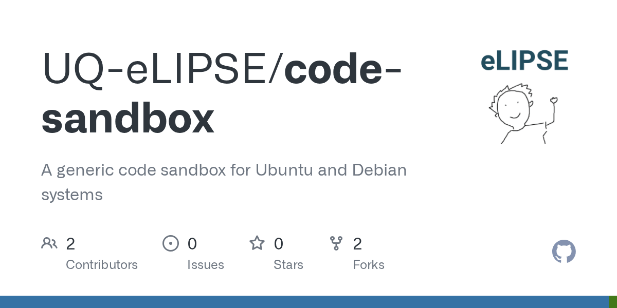 Accelerating developers and product teams code from anywhere Github Uq Elipse Code Sandbox A Generic Code Sandbox For Ubuntu And Debian Systems