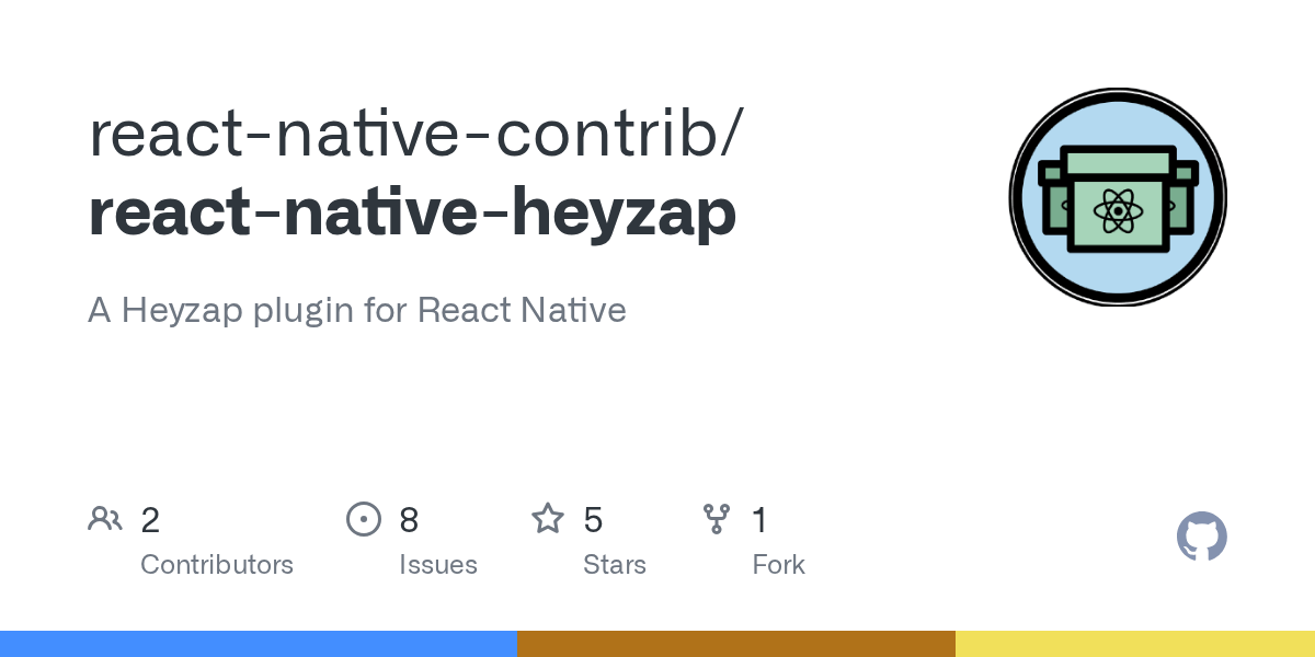 Your payment from fyber's own two demand sources (heyzap ad network and fyber marketplace) is already in process, as long as it is above the bank fee . Github React Native Contrib React Native Heyzap A Heyzap Plugin For React Native