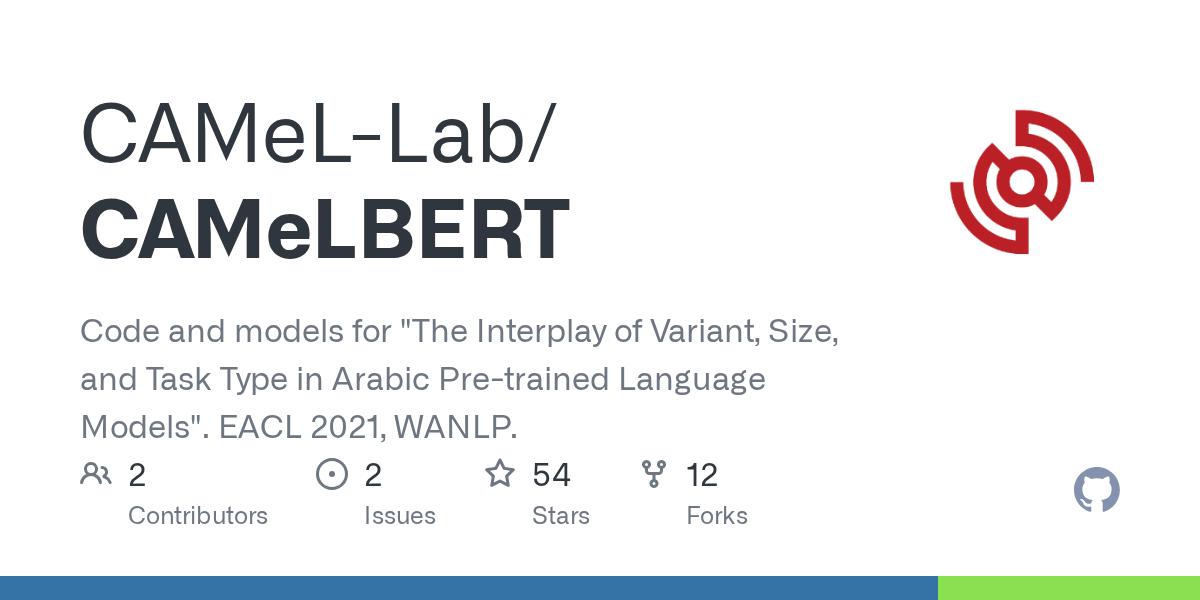Home » mattress coupons & promo codes » morphiis promo discount code have you read my review of the morphiis mattress and decided it's the new bed for you? Github Camel Lab Camelbert Code And Models For The Interplay Of Variant Size And Task Type In Arabic Pre Trained Language Models Eacl 2021 Wanlp