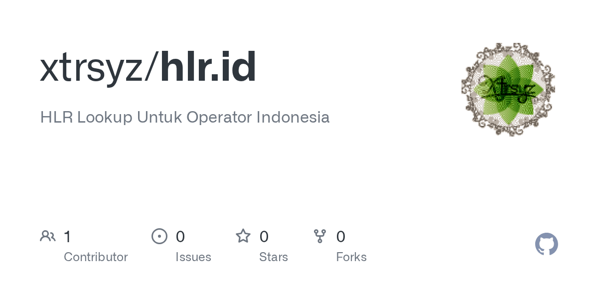 Examples of inspirational technology websites. Github Xtrsyz Hlr Id Hlr Lookup Untuk Operator Indonesia