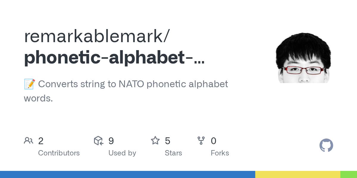 What are the variants of the nato alphabet? Github Remarkablemark Phonetic Alphabet Converter Converts String To Nato Phonetic Alphabet Words