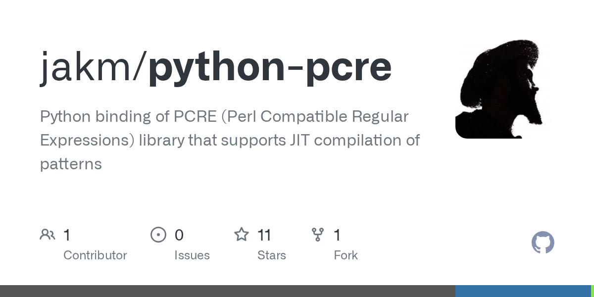Pcre perl compatible regular expressions the keyword pcre matches specific on regular expressions. Github Jakm Python Pcre Python Binding Of Pcre Perl Compatible Regular Expressions Library That Supports Jit Compilation Of Patterns