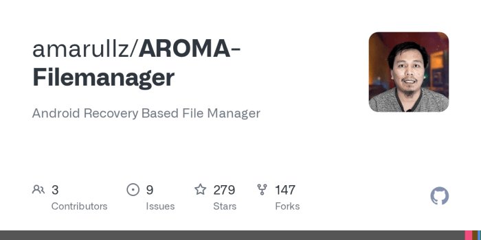 Aroma file manager for android