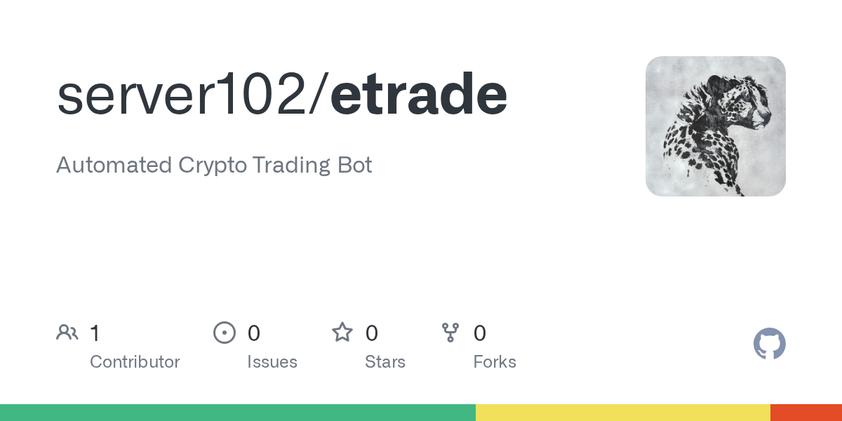 Follow this link for full answer. Github Server102 Etrade Automated Crypto Trading Bot
