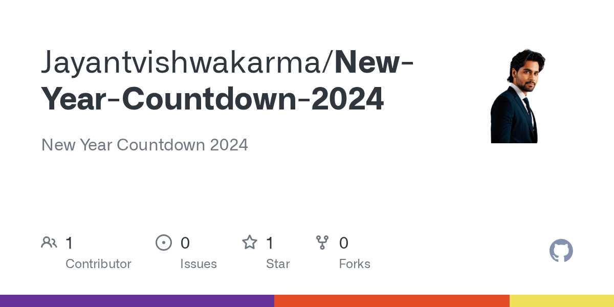 · pre rendered mp4 movie. Github Jayantvishwakarma New Year Countdown 2024 New Year Countdown 2024