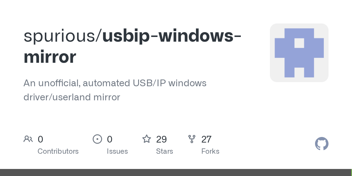 Brother, canon, dell, hp, epson, kodak, konica minolta, kyocera mita, lexmark, ricoh oraz xerox. Usbip Windows Mirror Usb Ids At Master Spurious Usbip Windows Mirror Github