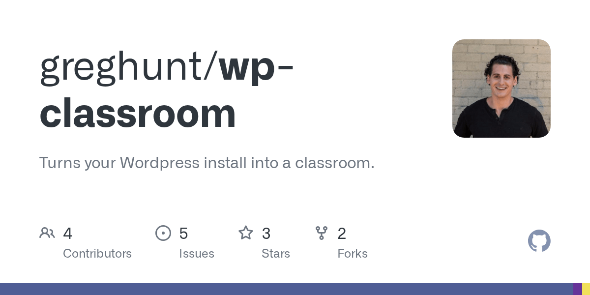 There's also a special classroom mode setting so you don't have to worry about . Github Freshbrewedweb Wp Classroom Turns Your Wordpress Install Into A Classroom