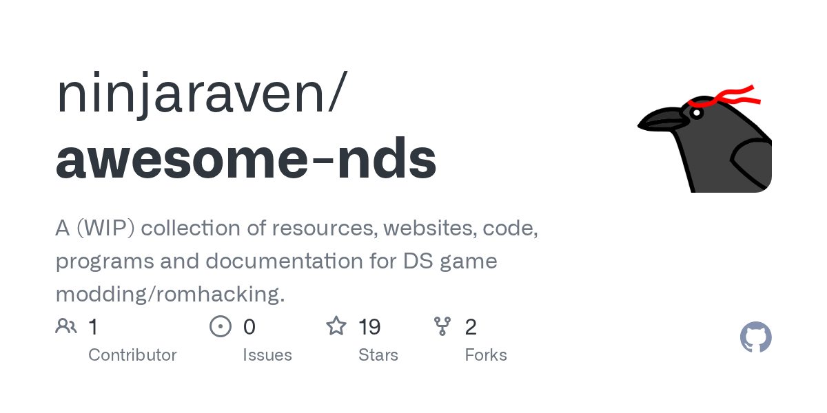 Nintendo ds game rom list. Github Thebestnsmb Awesome Nds A Wip Collection Of Resources Websites Code Programs And Documentation For Ds Game Modding Romhacking