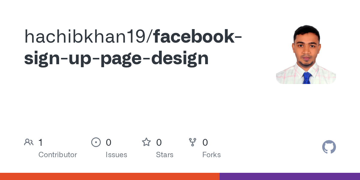 By clicking get started, you agree to the facebook pages terms. Github Hachibkhan19 Facebook Sign Up Page Design