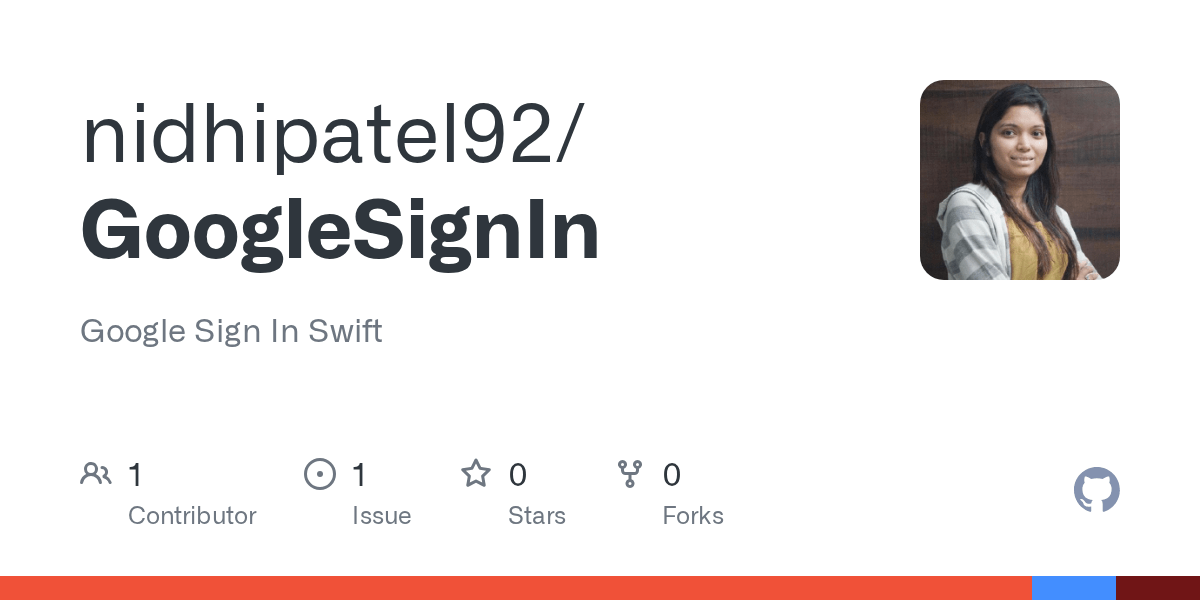 Enables ios apps to sign in with google. Github Nidhipatel92 Googlesignin Google Sign In Swift