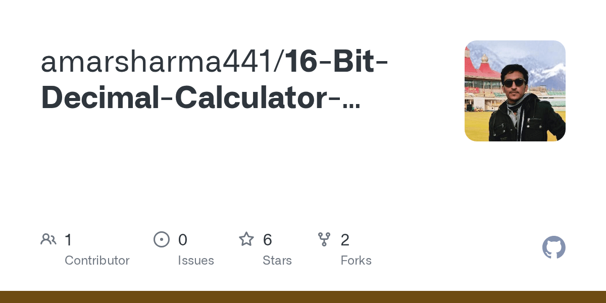I want a basic calculator program. 16 Bit Decimal Calculator 8086 Microprocessor Assembly Language Program Calculator Asm At Master Amarsharma441 16 Bit Decimal Calculator 8086 Microprocessor Assembly Language Program Github