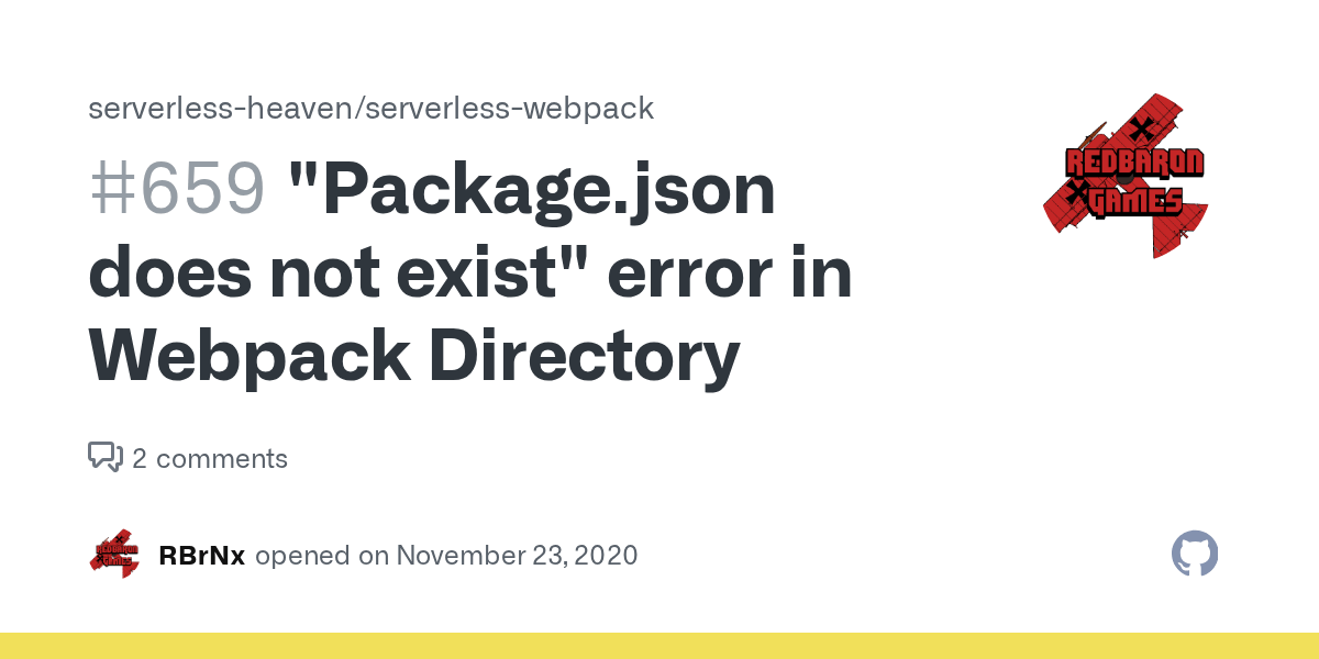 Package.json does not exist&quot; error in Webpack Directory · Issue #659 ·  serverless-heaven/serverless-webpack · GitHub