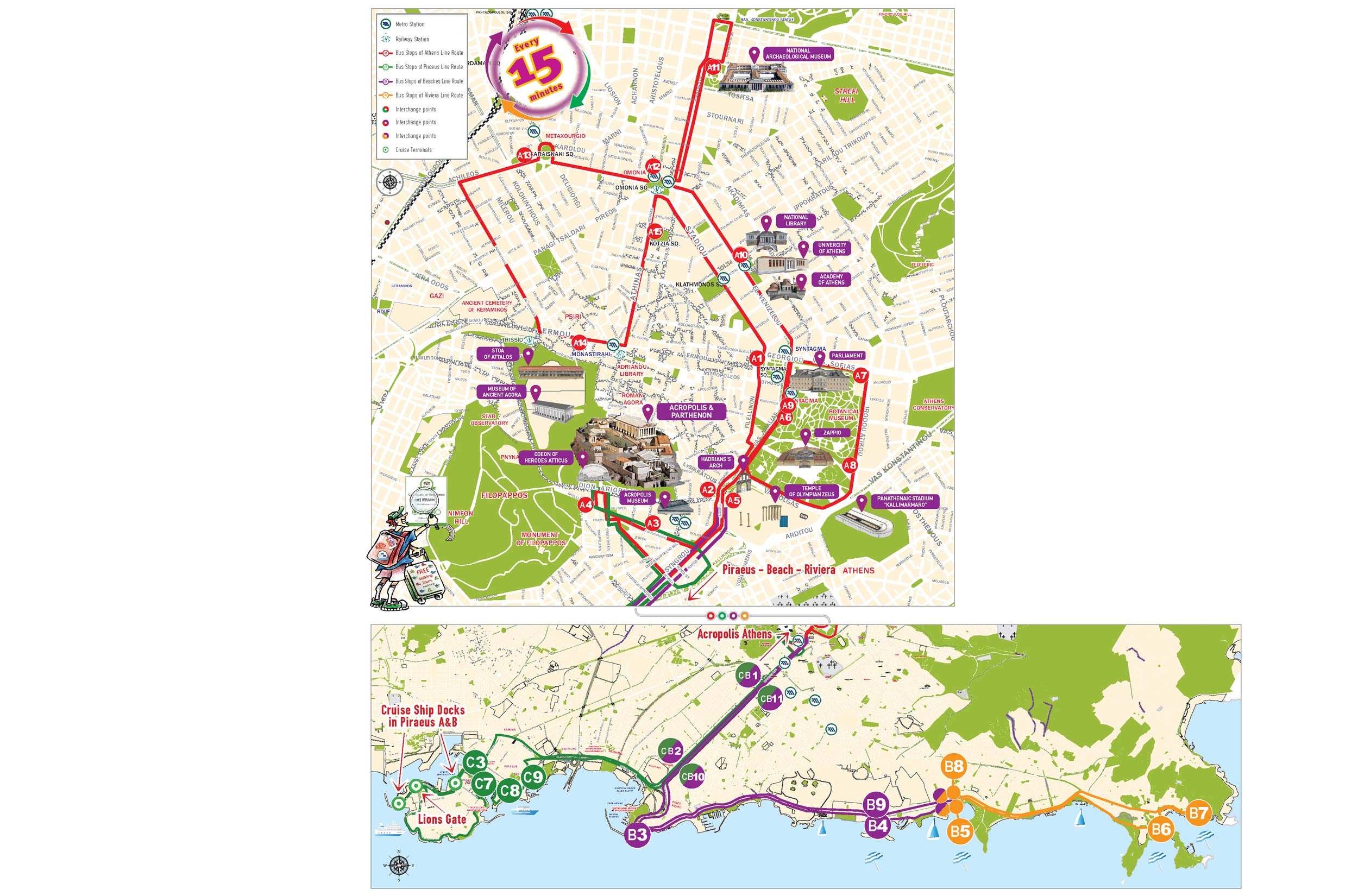 Click here for barcelona combo deals & free hop on hop off barcelona maps pdf. Athens City Sightseeing Hop On Hop Off Bus Tour With Route Upgrades