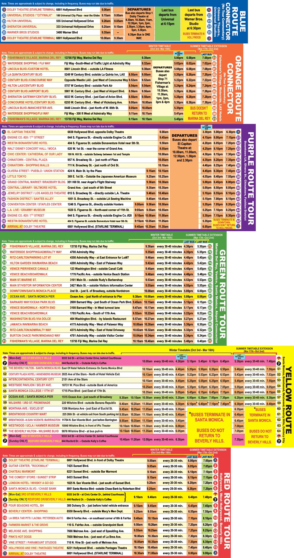 Visit famous sights, attractions, museums, and hundreds . Hop On Hop Off Los Angeles Map Maping Resources