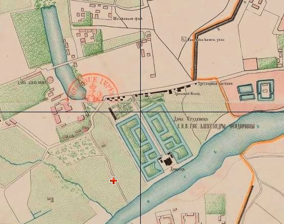 Красногвардейские пруды карта