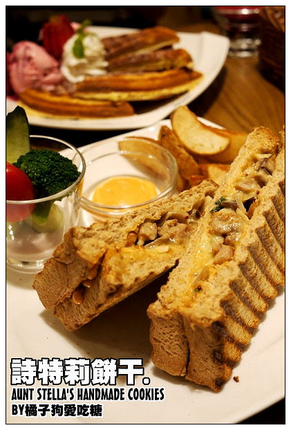 【台中散策食記】雜貨悠閒鄉村風~驚豔的美味帕尼尼：詩特莉餅干‧台中大遠百店