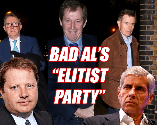 Al Attacked Elitist Farage as He Dined With Billionaires