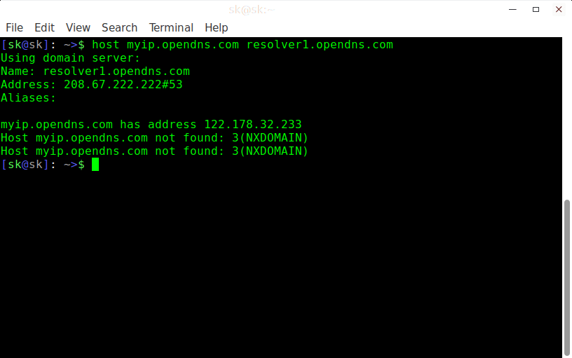 A public ip address is provided by a user's internet service provider and connects the user's computer network to the internet. Find Out Public IP Address From Command Line On Linux