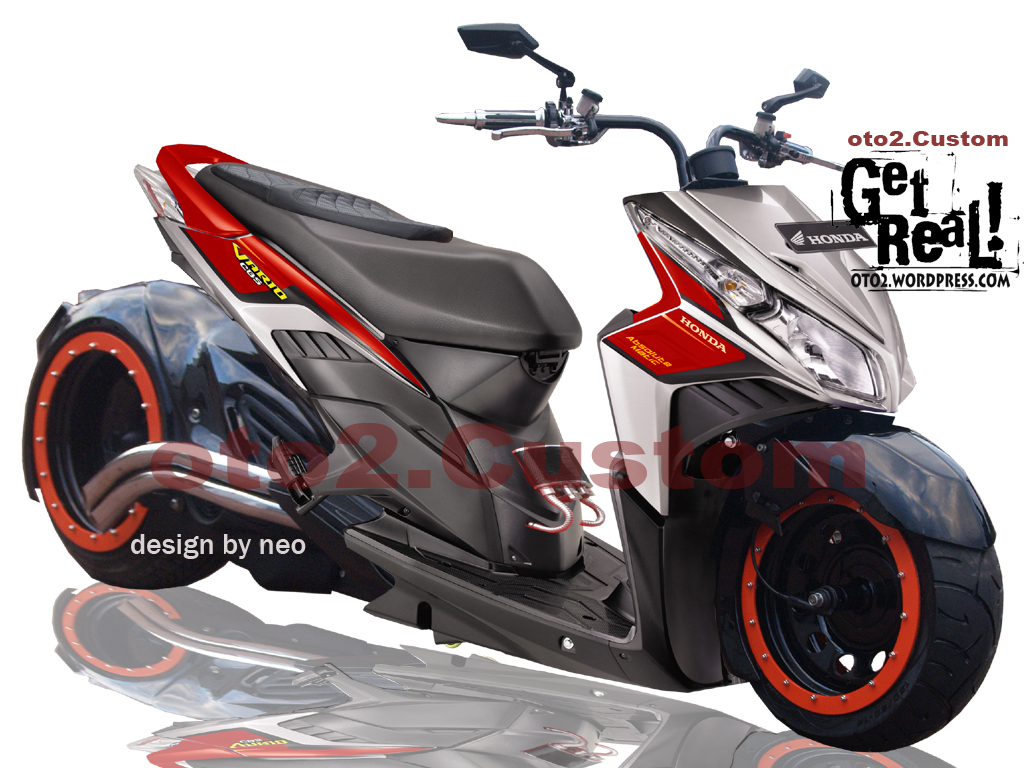 Sungguh HONDA VARIO CBS TECHNO Gampang Dimodifikasi Oto2s Custom