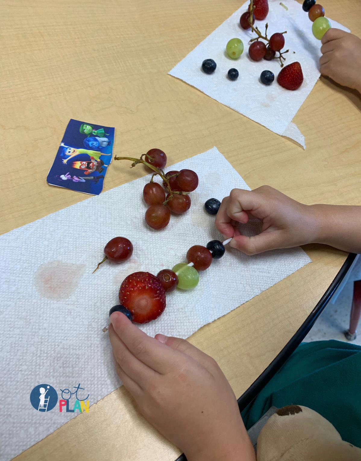 Fruit Building OTPlan Activity Idea