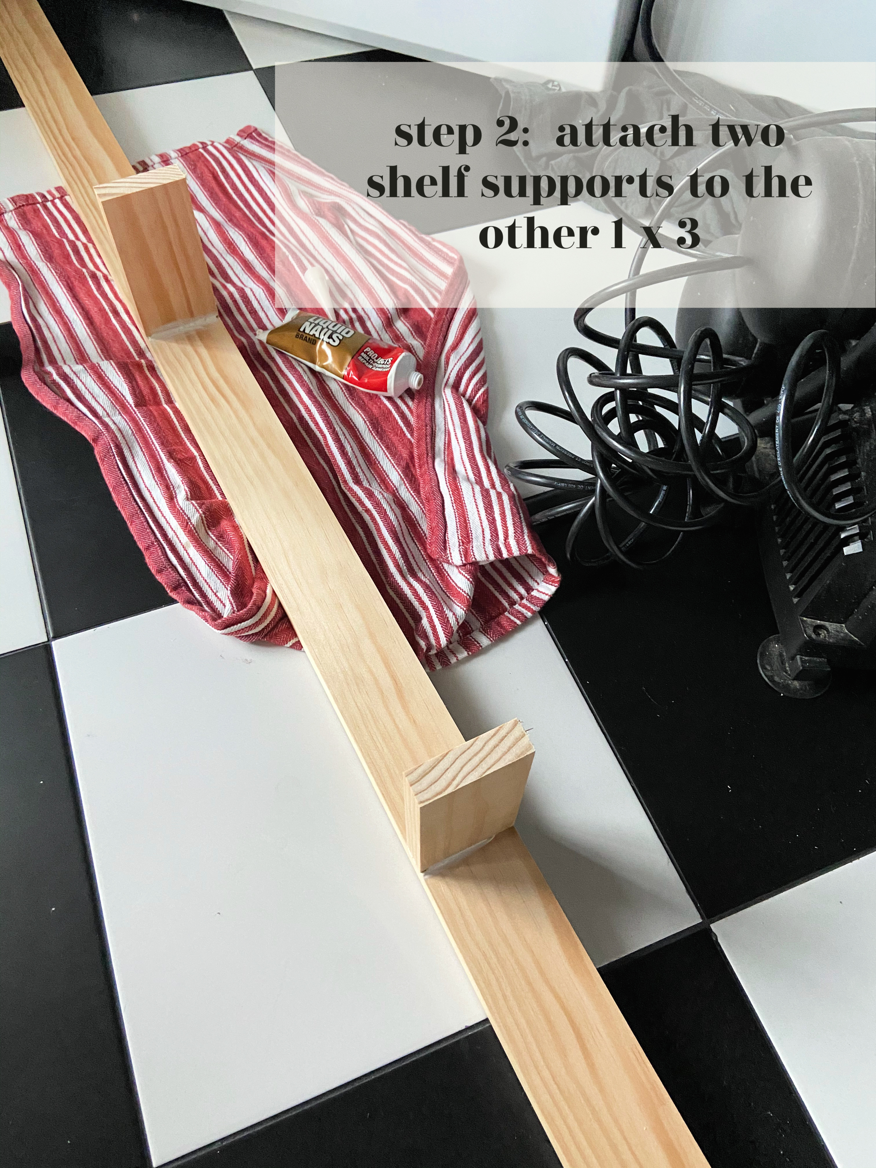 how to build a floating shelf