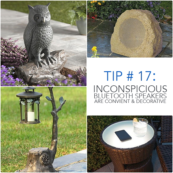 decorative outdoor speakers