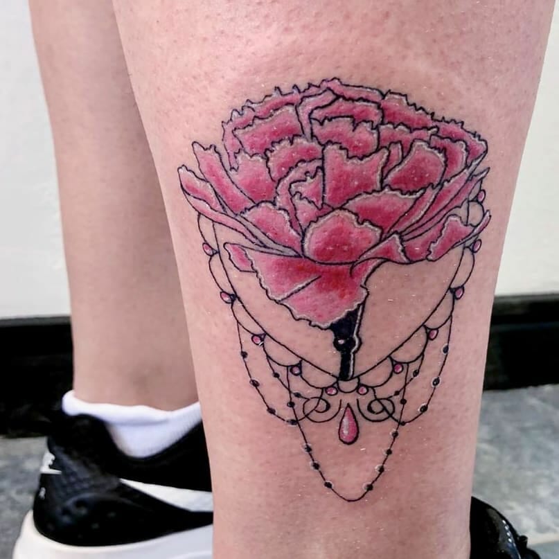 101 Amazing Carnation Tattoo Designs You Need To See! | Outsons | Men's Fashion Tips And Style Guides 807_x_807_jpg