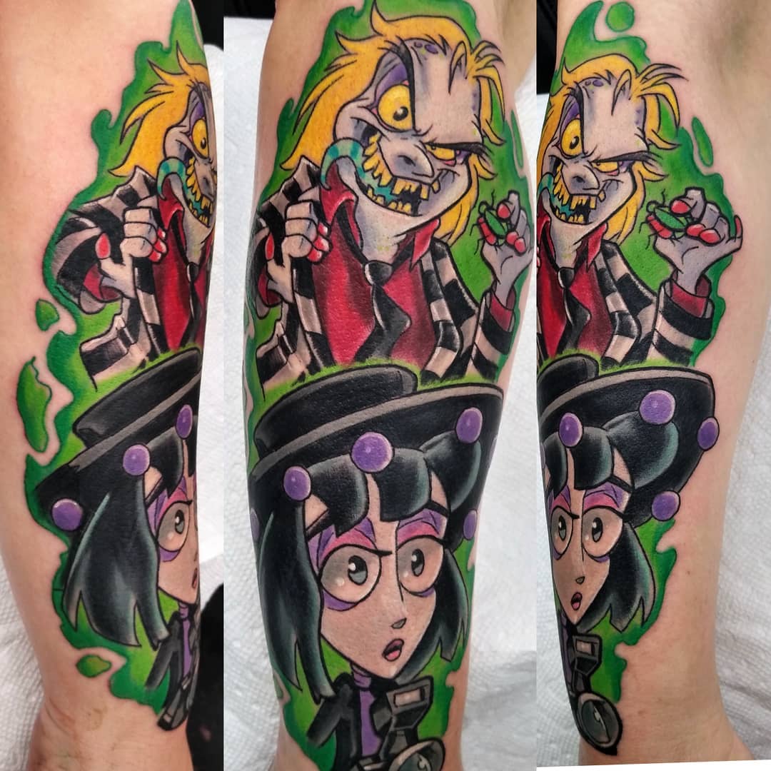 101 Amazing Beetlejuice Tattoo Designs You Need To See! | Outsons | Men's Fashion Tips And Style Guides 1080_x_1080_jpg