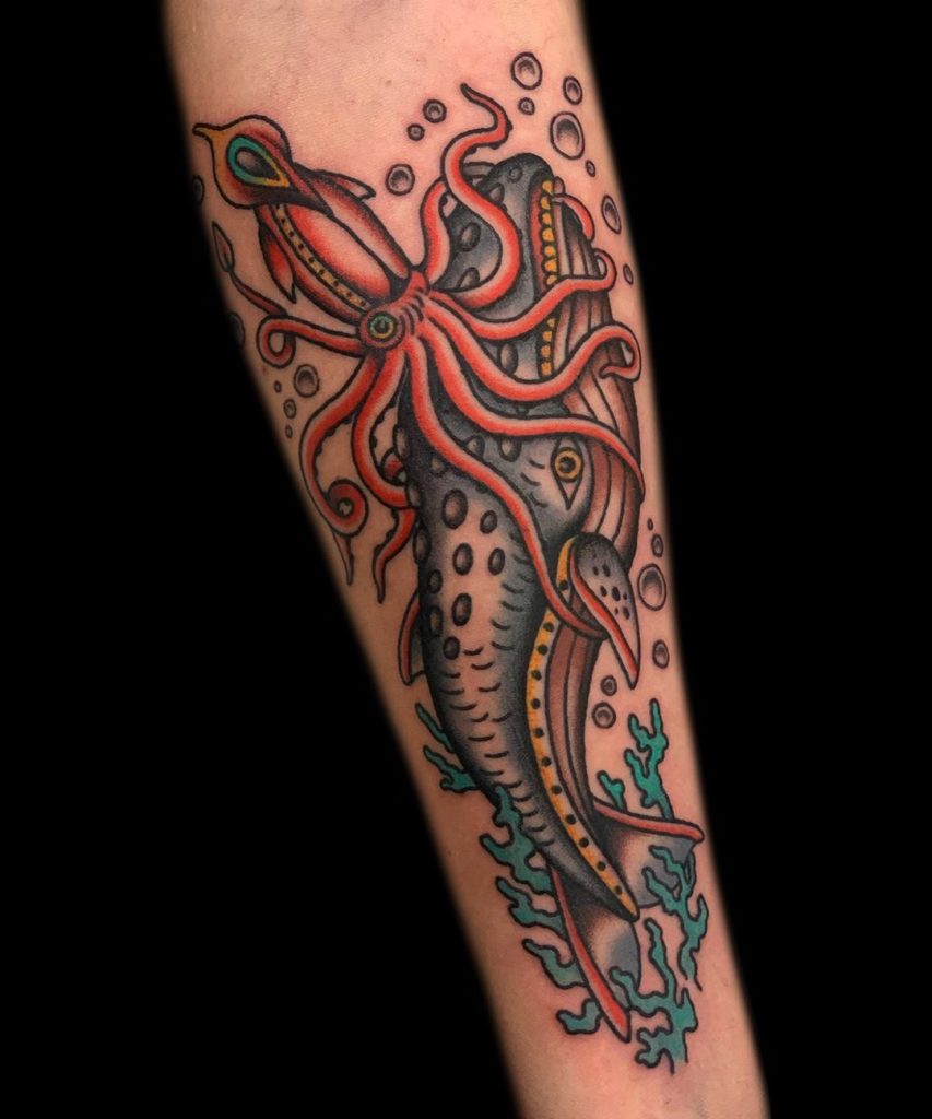 101 Amazing Squid Tattoo Designs You Need To See! | Outsons | Men's Fashion Tips And Style Guides 1024_x_853_jpg