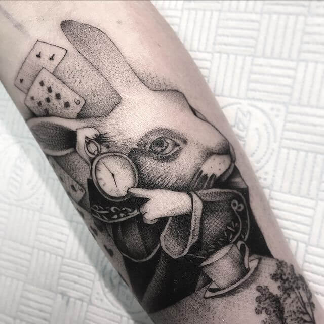 10 Best Alice In Wonderland Tattoo Ideas You'll Have To See To Believe! | Outsons | Men's Fashion Tips And Style Guides 640_x_640_jpg