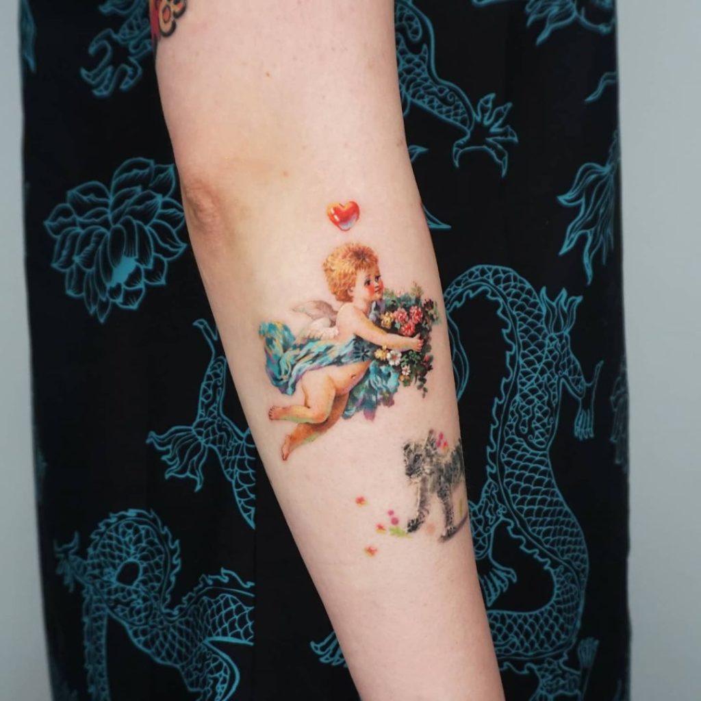 10 Best Cherub Tattoo Ideas You'll Have To See To Believe! | Outsons | Men's Fashion Tips And Style Guides 1024_x_1024_jpg