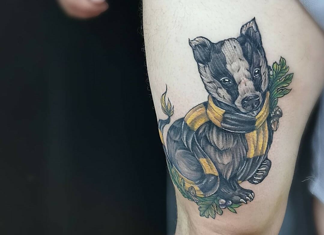 10 Best Hufflepuff Tattoo Ideas You Have To See To Believe! | Outsons | Men's Fashion Tips And Style Guides 785_x_1079_jpg