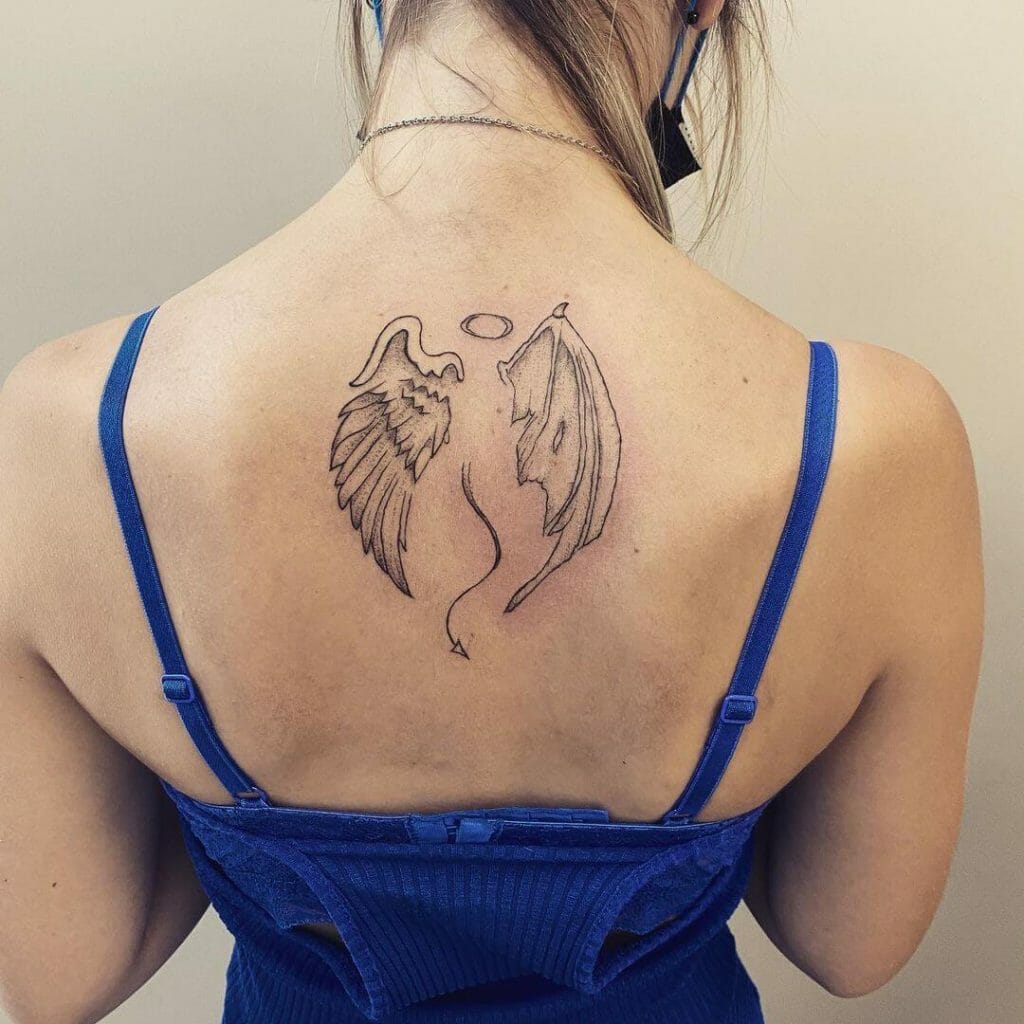 10 Best Angel Devil Tattoo Ideas That Will Blow Your Mind! | Outsons | Men's Fashion Tips And Style Guides 1024_x_1024_jpg