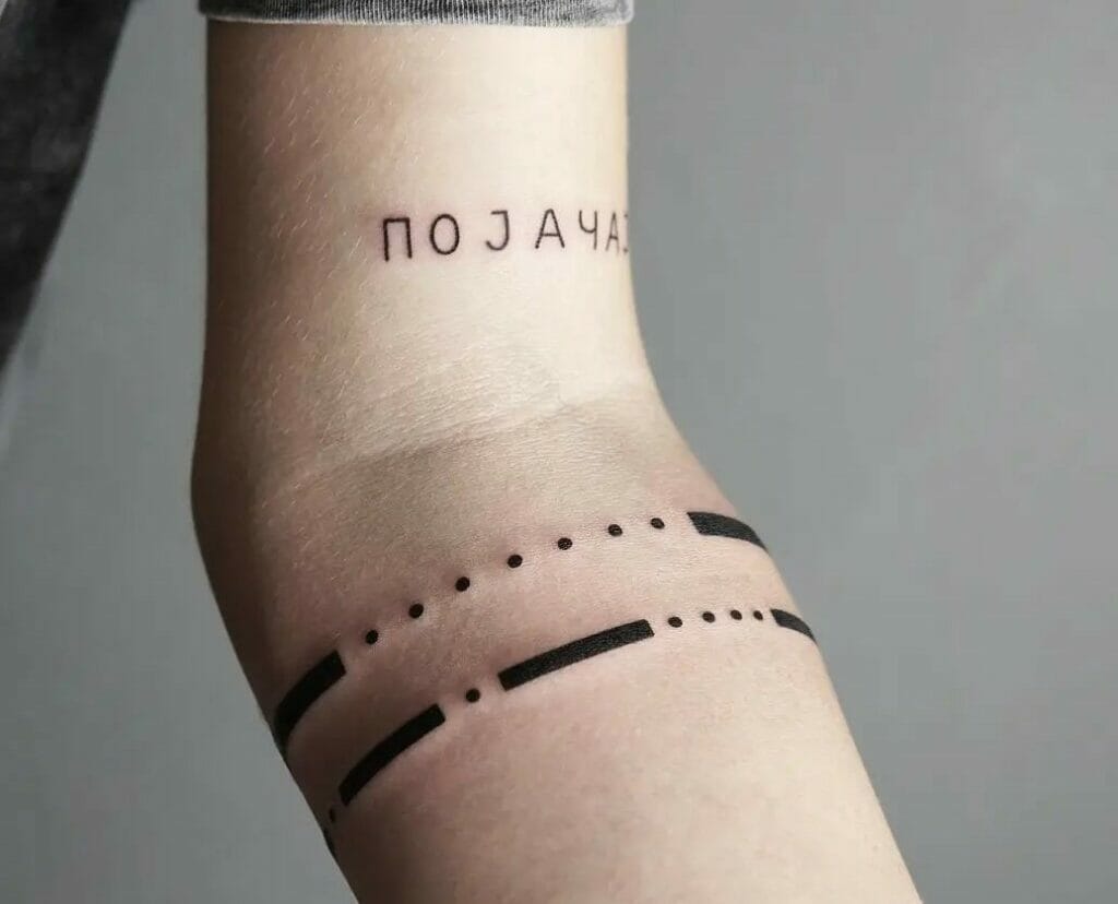 10 Best Morse Code Tattoo Ideas You Have To See To Believe! | Outsons | Men's Fashion Tips And Style Guides 828_x_1024_jpg
