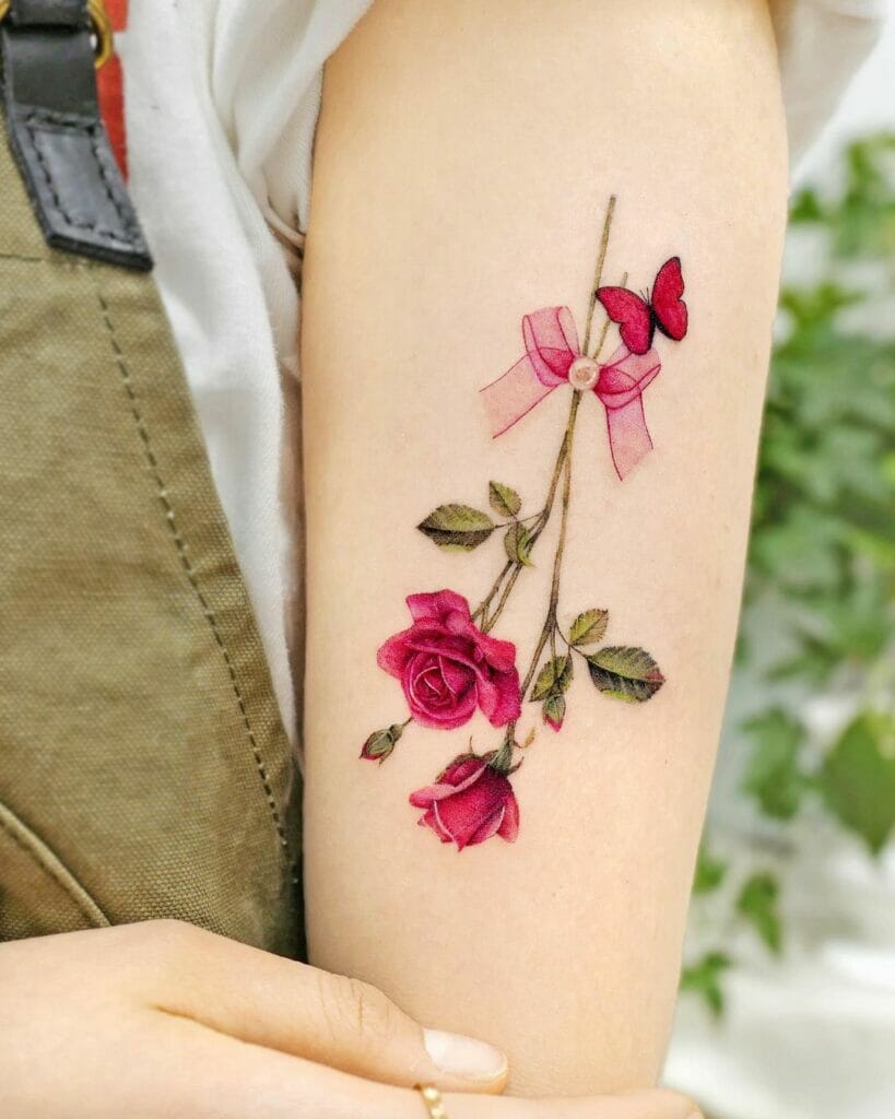 10 Best Red Rose Tattoo Ideas You Have To See To Believe! | Outsons | Men's Fashion Tips And Style Guides 1024_x_819_jpg