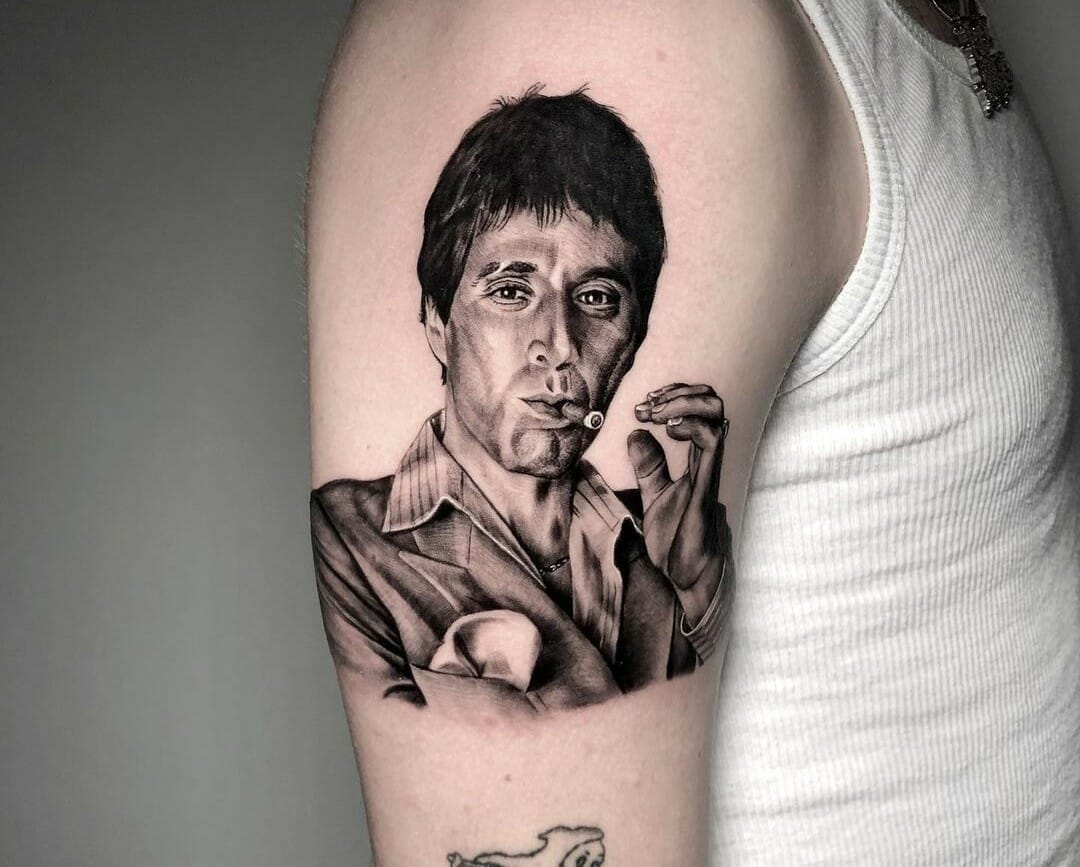 10 Best Scarface Tattoo Ideas You Have To See To Believe! | Outsons | Men's Fashion Tips And Style Guides 867_x_1080_jpg
