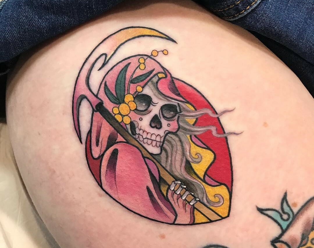 10 Best Female Grim Reaper Tattoo Ideas That Will Blow Your Mind! | Outsons | Men's Fashion Tips And Style Guides 853_x_1080_jpg