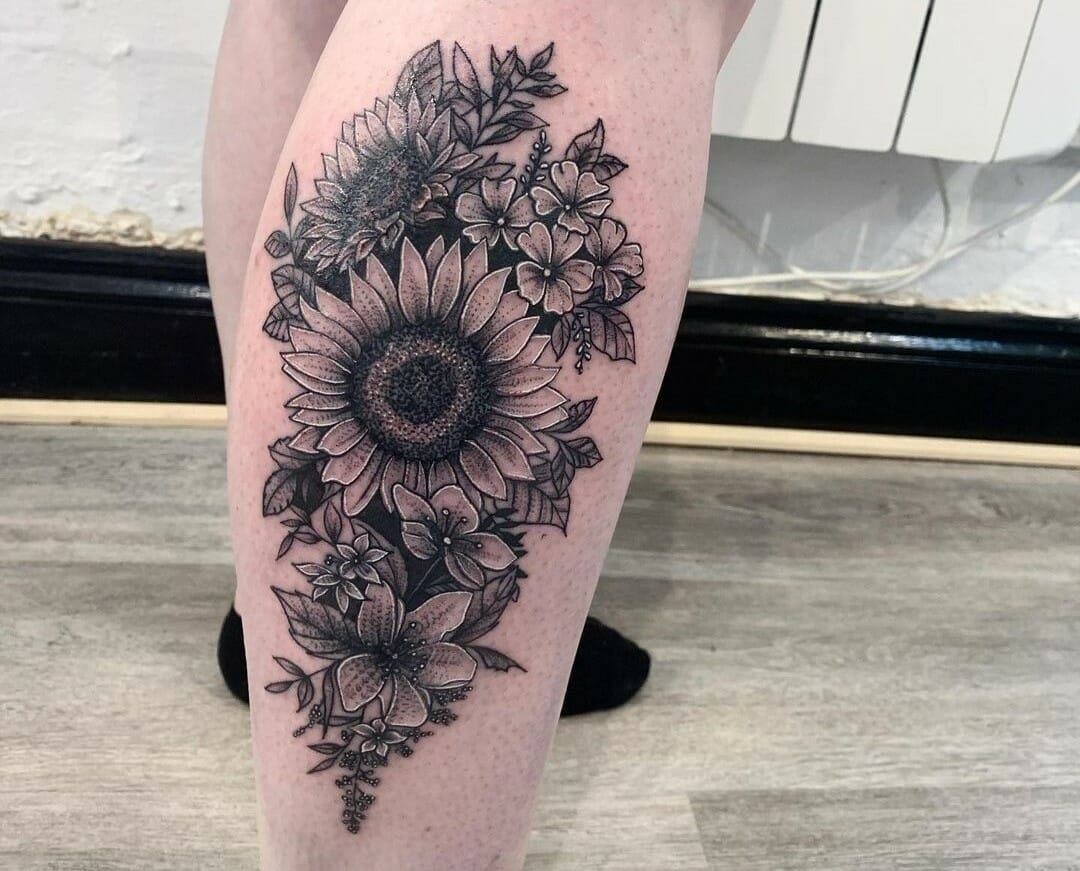 10 Best Floral Leg Tattoo Ideas That Will Blow Your Mind! | Outsons | Men's Fashion Tips And Style Guides 871_x_1080_jpg