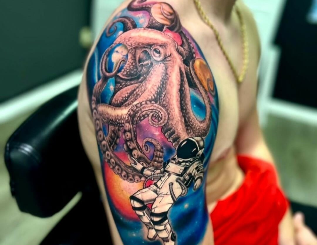 10 Best Galaxy Tattoo Sleeve Ideas That Will Blow Your Mind! | Outsons | Men's Fashion Tips And Style Guides 836_x_1080_jpg