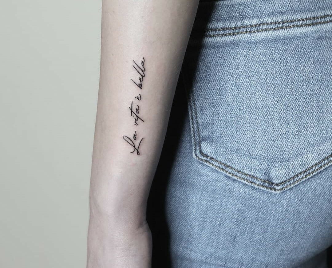 10 Best Life Is Beautiful Tattoo Ideas That Will Blow Your Mind! | Outsons | Men's Fashion Tips And Style Guides 872_x_1080_jpg