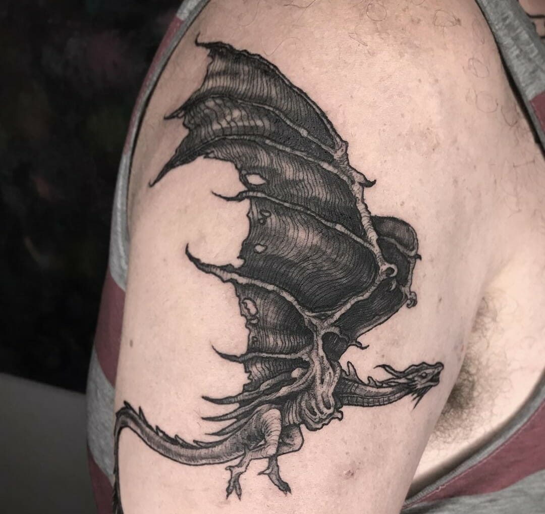 10 Best Nordic Dragon Tattoo Ideas That Will Blow Your Mind! | Outsons | Men's Fashion Tips And Style Guides 1018_x_1080_jpg