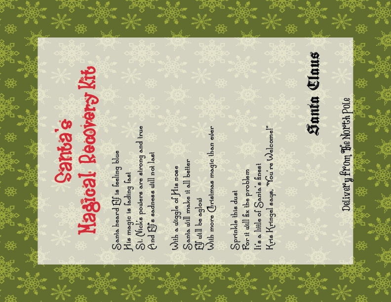 Elf On The Shelf Magic Dust Recipe