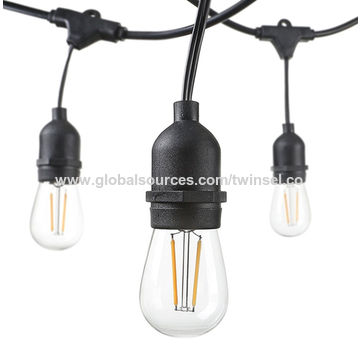 China E27 E26 Sockets Commercial Grade Led String Lights Rgb Connectable On Global Sources Led String Light Led Filament Bulb String Light Ul Pasted Led String Light